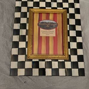 MacKenzie-Childs Courtly Check Enamel Frame